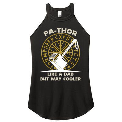 Fa-Thor Like a Dad But Way Cooler Women's Perfect Tri Rocker Tank