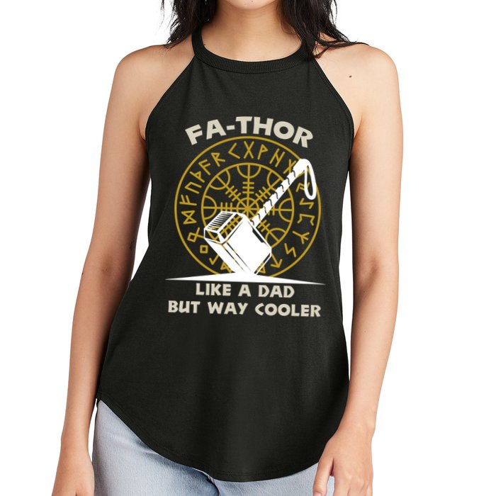 Fa-Thor Like a Dad But Way Cooler Women's Perfect Tri Rocker Tank