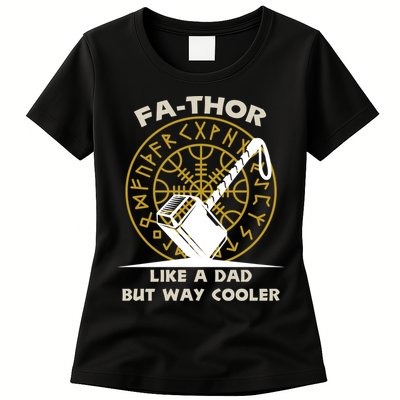 Fa-Thor Like a Dad But Way Cooler Womens T-Shirt