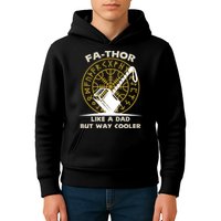 Fa-Thor Like a Dad But Way Cooler Kids Hoodie