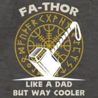 Fa-Thor Like a Dad But Way Cooler Vector Backpack