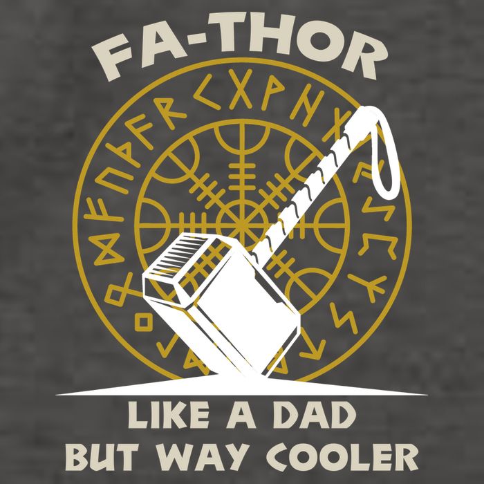 Fa-Thor Like a Dad But Way Cooler Vector Backpack