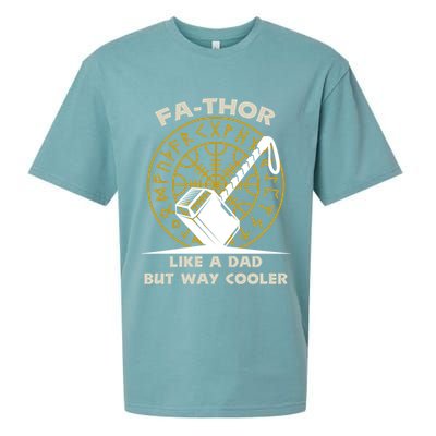 Fa-Thor Like a Dad But Way Cooler Sueded Cloud Jersey T-Shirt