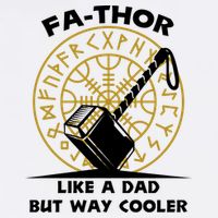 Fa-Thor Like a Dad But Way Cooler Garment-Dyed Sweatshirt