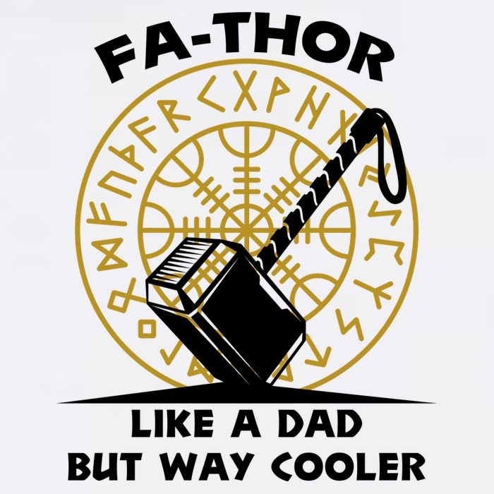 Fa-Thor Like a Dad But Way Cooler Garment-Dyed Sweatshirt