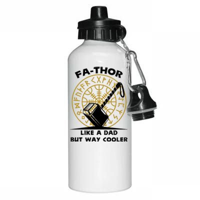 Fa-Thor Like a Dad But Way Cooler Aluminum Water Bottle