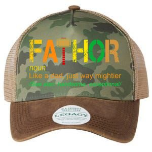 Fa-thor Like Dad Just Way Mightier Legacy Tie Dye Trucker Hat