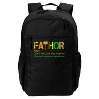 Fa-thor Like Dad Just Way Mightier Daily Commute Backpack