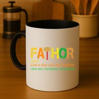 Fa-thor Like Dad Just Way Mightier Mug