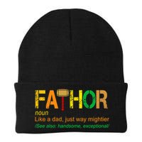 Fa-thor Like Dad Just Way Mightier Beanie