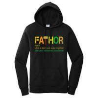 Fa-thor Like Dad Just Way Mightier Women's Pullover Hoodie