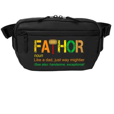 Fa-thor Like Dad Just Way Mightier Crossbody Pack