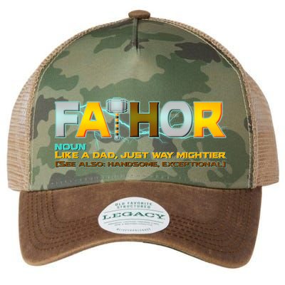 Fa-Thor Mighty Dad Lightning Legacy Tie Dye Trucker Hat