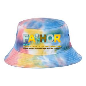 Fa-Thor Mighty Dad Lightning Tie Dye Newport Bucket Hat