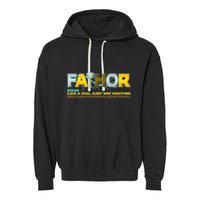 Fa-Thor Mighty Dad Lightning Garment-Dyed Fleece Hoodie