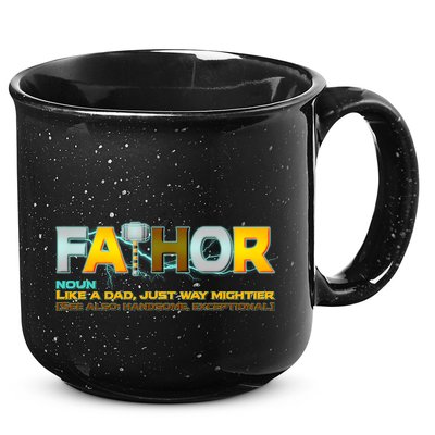 Fa-Thor Mighty Dad Lightning 15oz Campfire Ceramic Mug