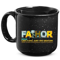 Fa-Thor Mighty Dad Lightning 15oz Campfire Ceramic Mug