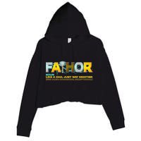 Fa-Thor Mighty Dad Lightning Crop Fleece Hoodie