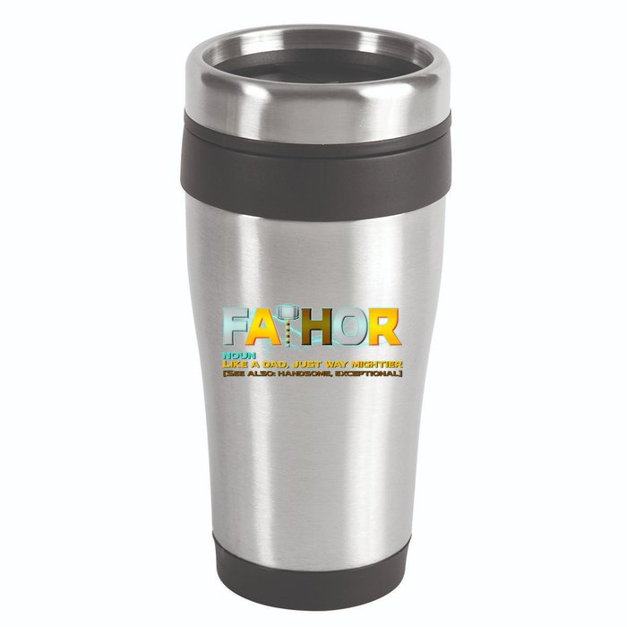 Fa-Thor Mighty Dad Lightning 16oz Travel Tumbler