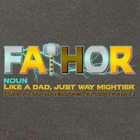 Fa-Thor Mighty Dad Lightning Cotton Canvas Backpack