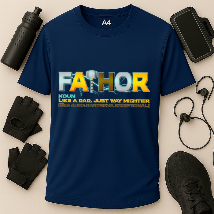 Fa-Thor Mighty Dad Lightning Performance Shirt