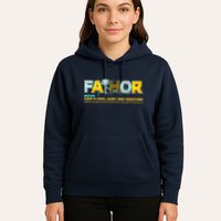 Fa-Thor Mighty Dad Lightning Hoodie