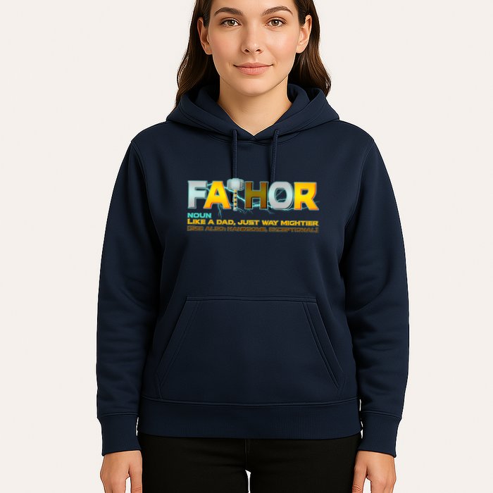 Fa-Thor Mighty Dad Lightning Hoodie