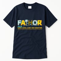 Fa-Thor Mighty Dad Lightning Tall T-Shirt