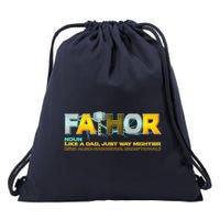 Fa-Thor Mighty Dad Lightning Drawstring Bag