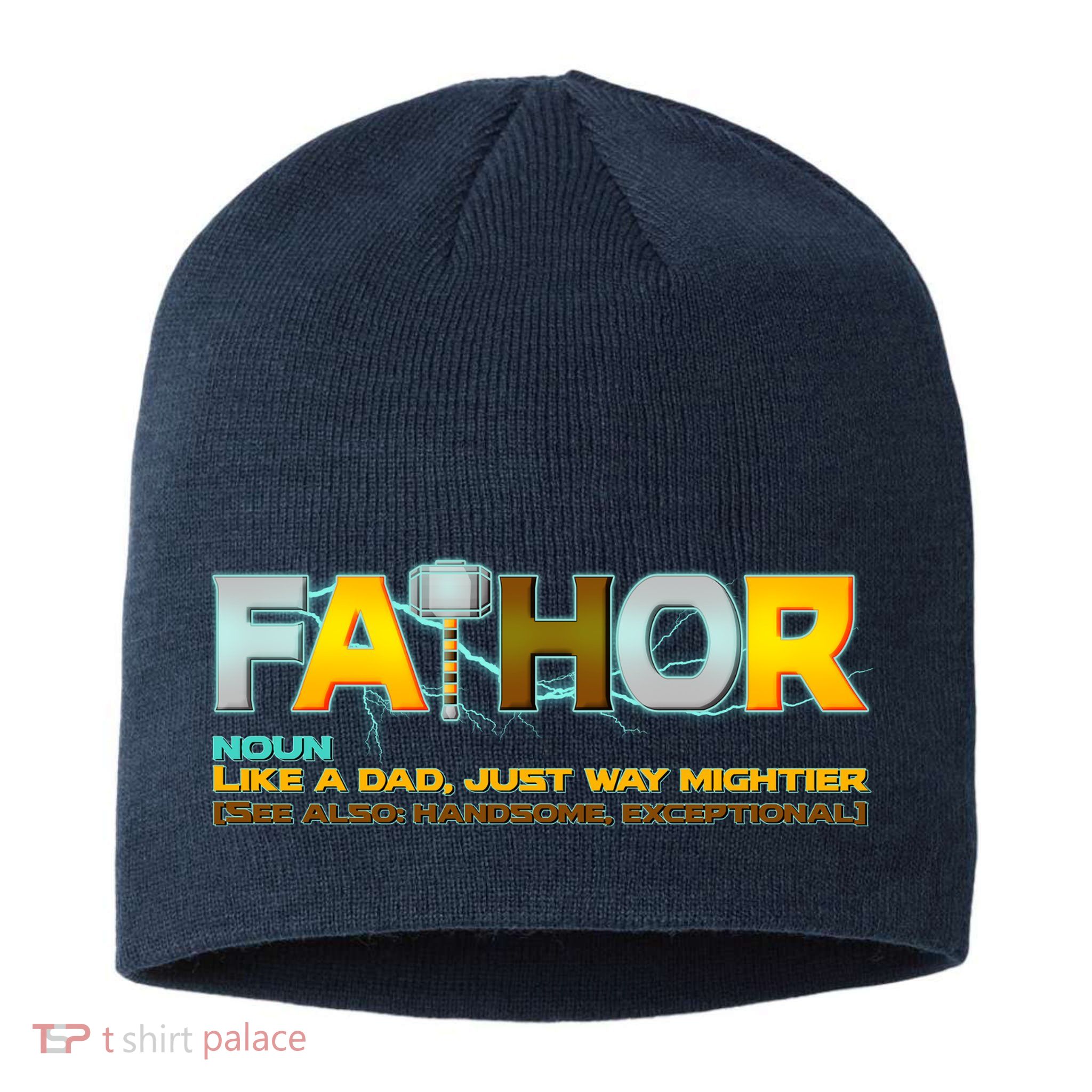 Fa-Thor Mighty Dad Lightning Sustainable Beanie