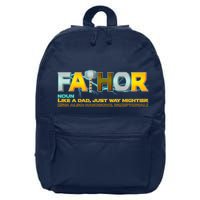 Fa-Thor Mighty Dad Lightning 16 in Basic Backpack