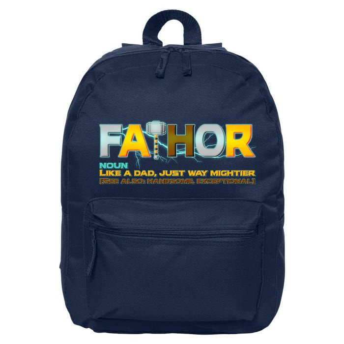 Fa-Thor Mighty Dad Lightning 16 in Basic Backpack