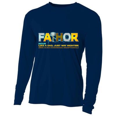 Fa-Thor Mighty Dad Lightning Cooling Performance Long Sleeve Crew