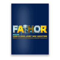 Fa-Thor Mighty Dad Lightning Poster