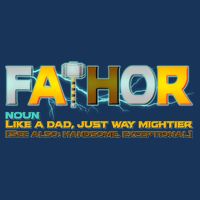 Fa-Thor Mighty Dad Lightning Premium T-Shirt