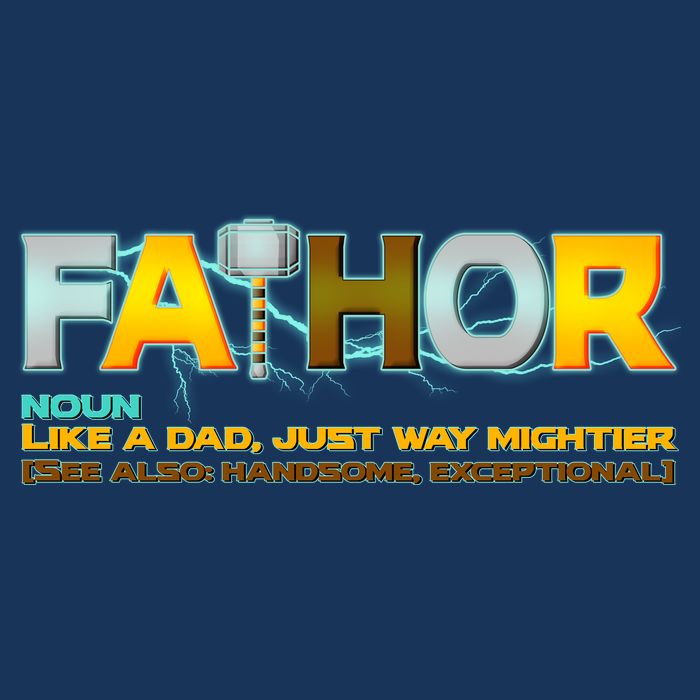 Fa-Thor Mighty Dad Lightning Baby Bodysuit