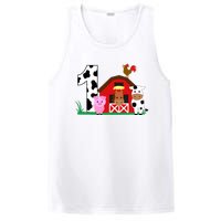 Farm Animals 1st Birthday 1 Year Old Birthday Party PosiCharge Competitor Tank