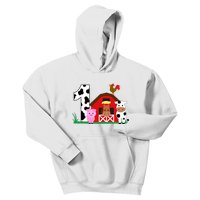 Farm Animals 1st Birthday 1 Year Old Birthday Party Kids Hoodie