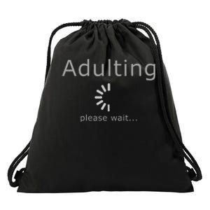 Funny Adult 18th Birthday Gift Idea Fun Present Drawstring Bag