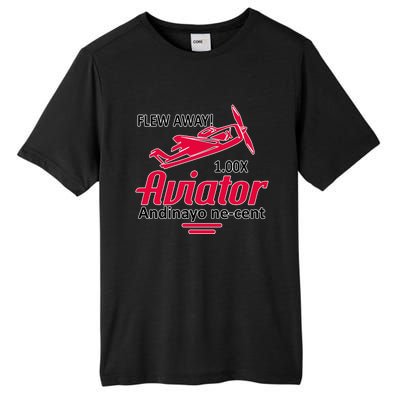 Flew Away 1.00x Aviator Andinayo Ne Cent Tall Fusion ChromaSoft Performance T-Shirt