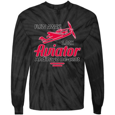 Flew Away 1.00x Aviator Andinayo Ne Cent Tie-Dye Long Sleeve Shirt