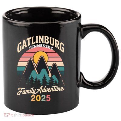 Family Adventure 2025 Family Vacation Gift 11oz C Handle Ceramic Mug