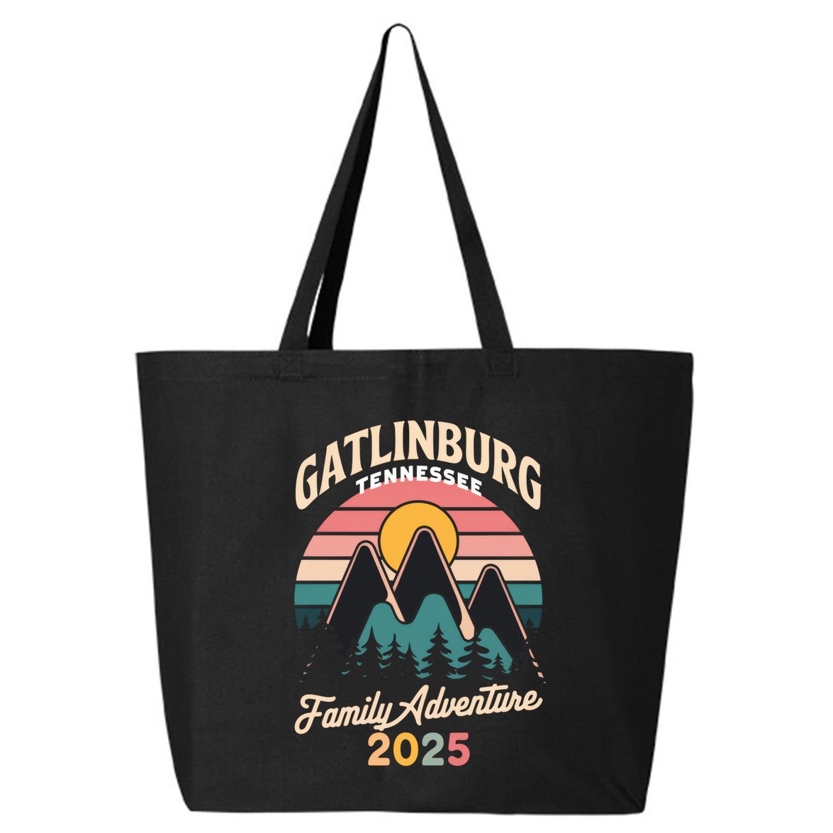 Family Adventure 2025 Family Vacation Gift 25L Jumbo Tote