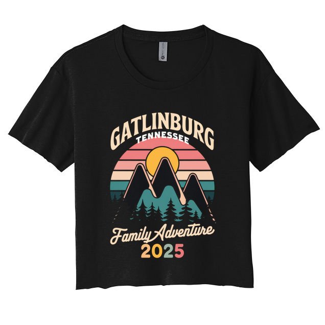 Family Adventure 2025 Family Vacation Gift Crop Top
