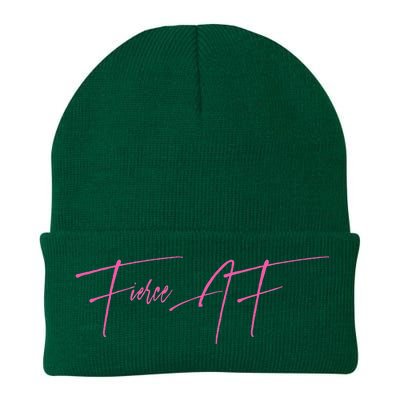 Fierce Af 2 Knit Cap Winter Beanie