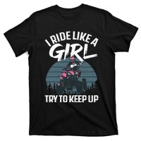 Funny ATV 4 Wheeler Design For Girls Wo Quad Riding T-Shirt