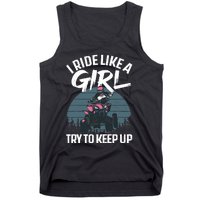 Funny ATV 4 Wheeler Design For Girls Wo Quad Riding Tank Top