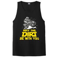 Funny ATV 4 Wheeler Quad Riding May The Dirt Be With You PosiCharge Competitor Tank