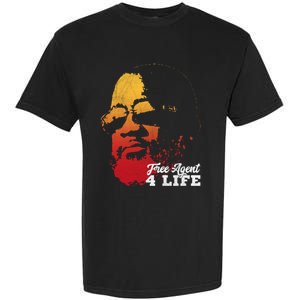 Free Agent 4 Life Coach Gang Wear Retro Graphic Tee Garment-Dyed Heavyweight T-Shirt