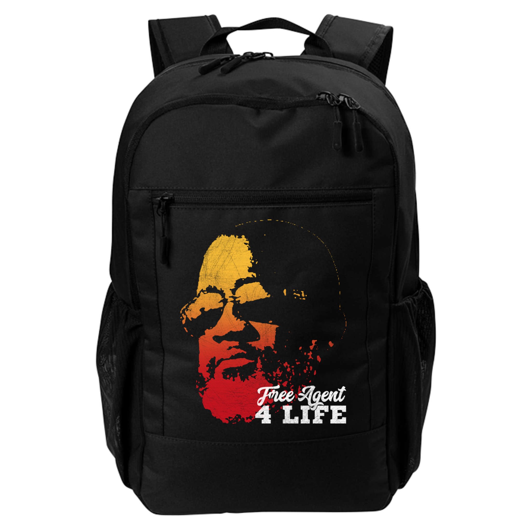 Free Agent 4 Life Coach Gang Wear Retro Graphic Tee Backpack